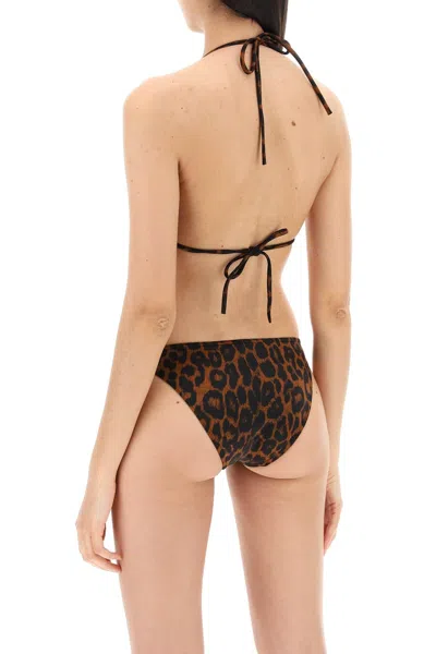 Shop Tom Ford Leopard Print Bikini Set. Women In Brown