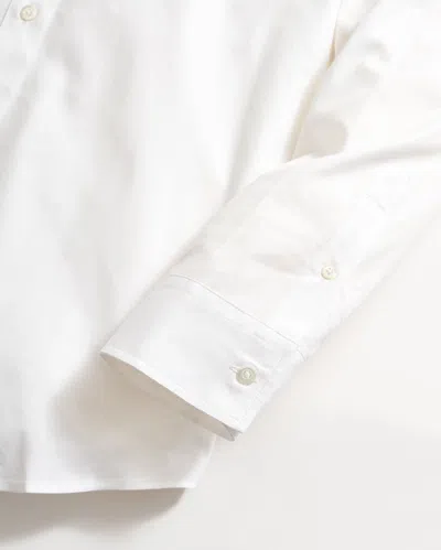 Billy Reid Oxford Hutcheson Dress Shirt In White