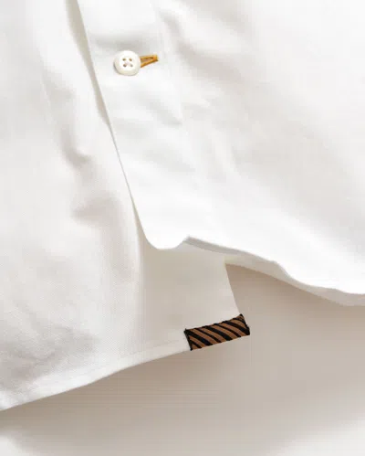 Billy Reid Oxford Hutcheson Dress Shirt In White