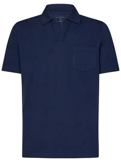 Shop Sease T-shirt Crew Polo Shirt In Blue