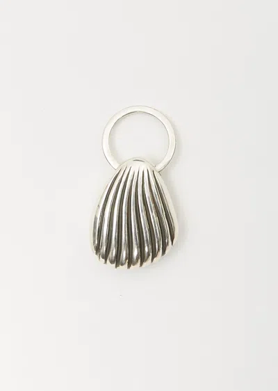 Shop Sophie Buhai Coquille Keychain In Sterling Silver