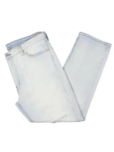 Shop Levi Strauss & Co Mens Light Wash Denim Bootcut Jeans In Blue