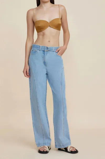 Acler Wiston Jean In Mid Wash In Multi