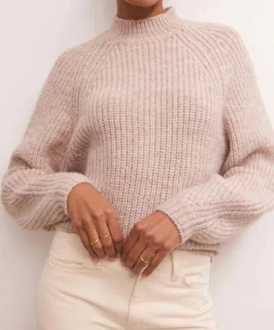 Shop Z Supply Desmond Pullover Sweater In Milkshake In Multi