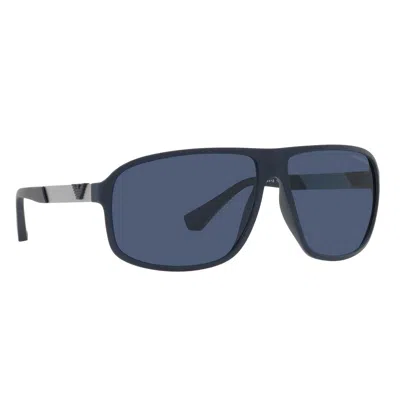 Shop Emporio Armani Sunglasses In Blue