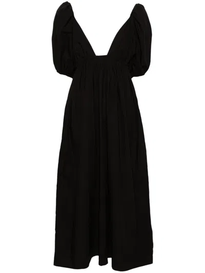 Shop Ganni Dress In Black
