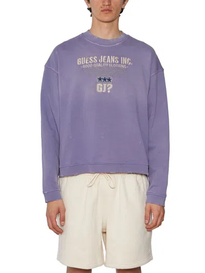 Shop Guess Jerseys & Knitwear In Purple