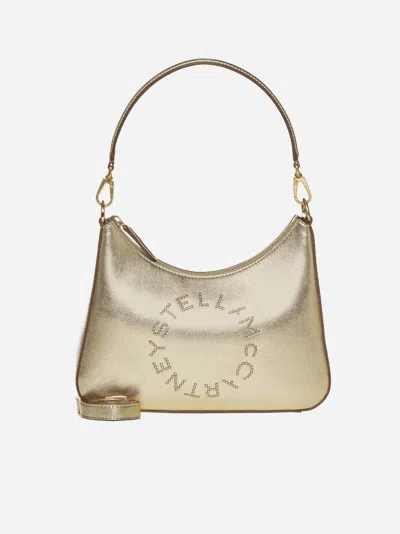 Shop Stella Mccartney Alter Nappa Hobo Bag In Light Gold