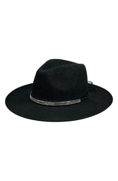 Marcus Adler Packable Panama Hat In Black
