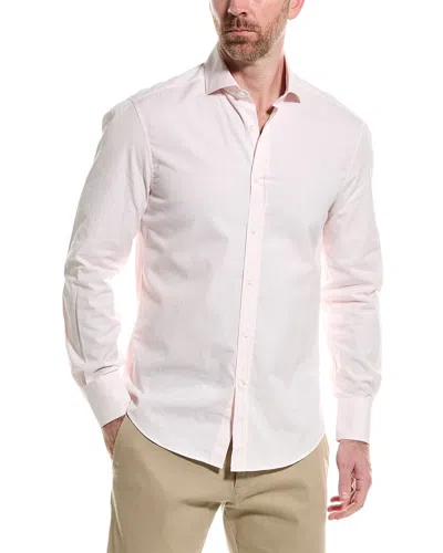 Shop Brunello Cucinelli Slim Fit Shirt In Pink