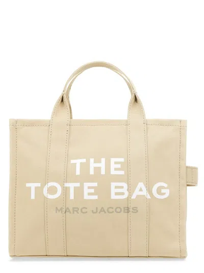 Shop Marc Jacobs The Tote Medium Bag In Beige