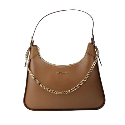 Shop Michael Kors Wilma Large Luggage Smooth Leather Chain Shoulder Bag Women's Purse In Multi