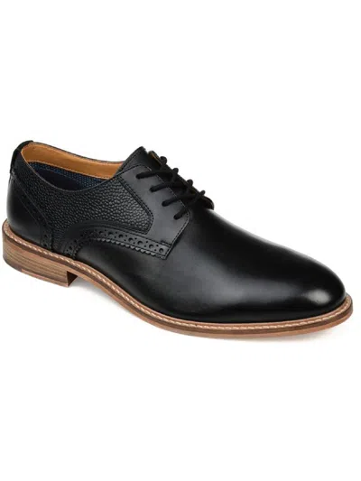 Shop Thomas & Vine Clayton Mens Lace Up Dressy Casual And Fashion Sneakers In Black