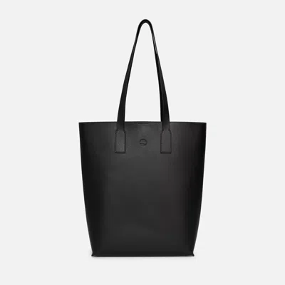 Shop Timberland Women's Tuckerman Leather Tote In Black