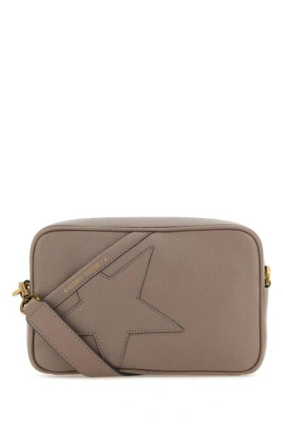 Shop Golden Goose Deluxe Brand Woman Antiqued Pink Leather Star Crossbody Bag