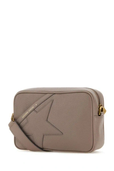 Shop Golden Goose Deluxe Brand Woman Antiqued Pink Leather Star Crossbody Bag