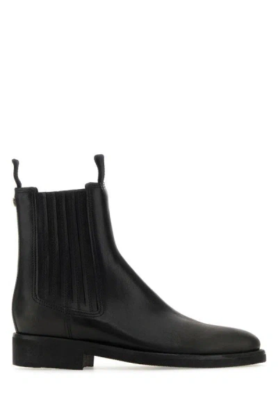Shop Golden Goose Deluxe Brand Woman Black Leather Chelsea Ankle Boots
