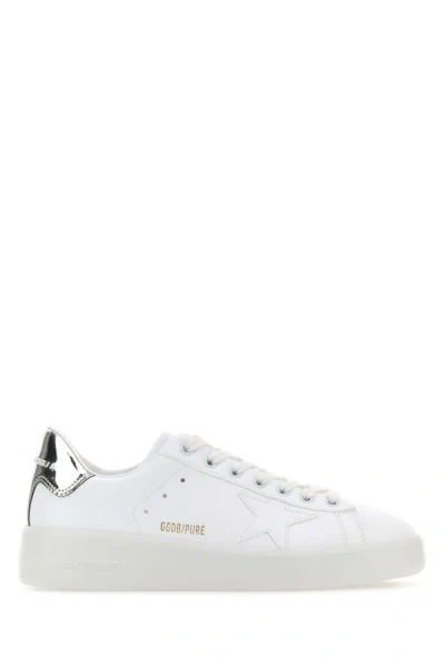 Shop Golden Goose Deluxe Brand Woman White Leather Pure New Sneakers