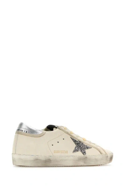 Shop Golden Goose Deluxe Brand Woman White Leather Superstar Sneakers