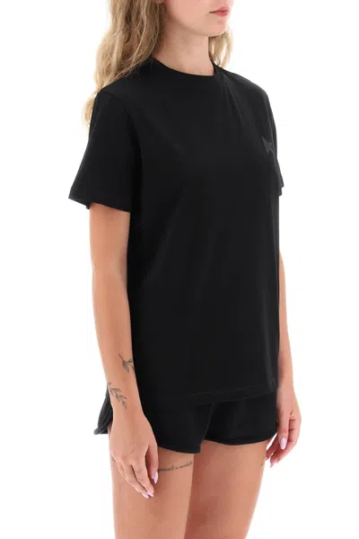 Shop Golden Goose Regular T-shirt With Star Logo Women In Black