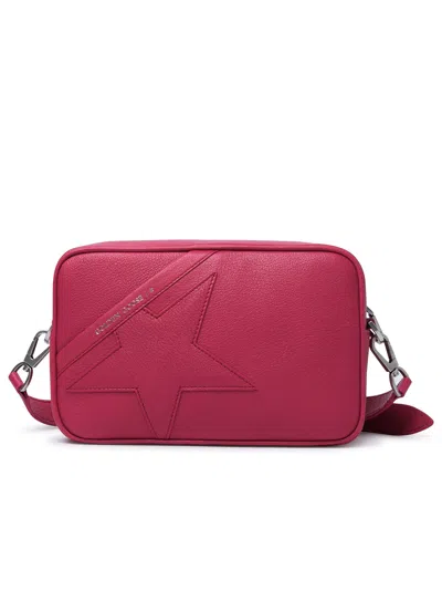 Shop Golden Goose 'star' Hibiscus Leather Bag Woman In Multicolor