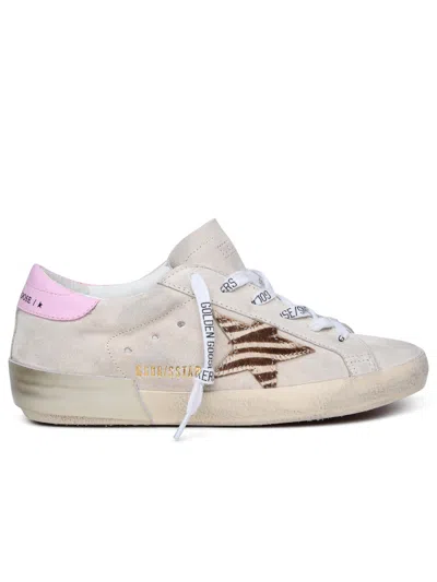 Shop Golden Goose Woman  'super-star Classic' Cream Leather Sneakers