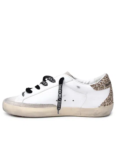 Shop Golden Goose Woman  'super-star Classic' White Leather Sneakers