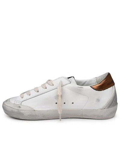 Shop Golden Goose 'super-star Penstar' White Nappa Leather Sneakers Woman