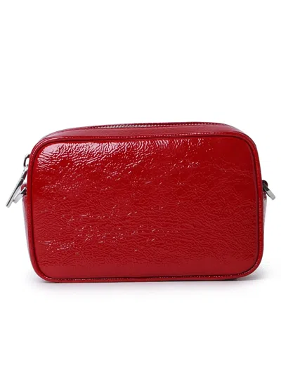 Shop Golden Goose Woman  Leather Mini Star Purse In Red
