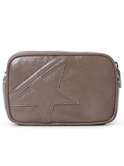 Shop Golden Goose Woman  Star Crossbody Bag In Dove-gray Leather In Cream