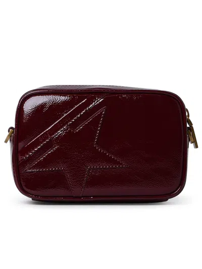 Shop Golden Goose Woman  Star Crossbody Bag In Burgundy Leather In Multicolor