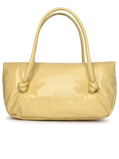 Shop Jil Sander Yellow Leather Bag Woman