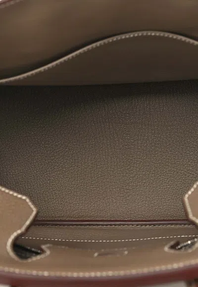 Shop Hermes Birkin 30 In Etoupe Togo Leather With Palladium Hardware