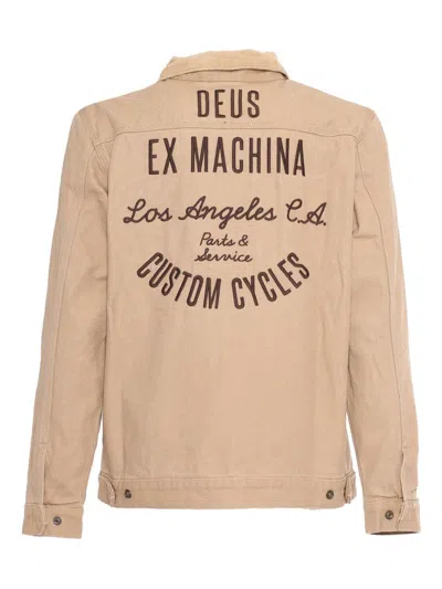 Shop Deus Ex Machina Jacket In Marrone