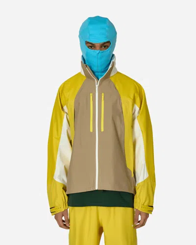 Shop Nike Nocta X L Art De L Automobile Hooded Tech Jacket Khaki / Vivid Sulfur In Multicolor