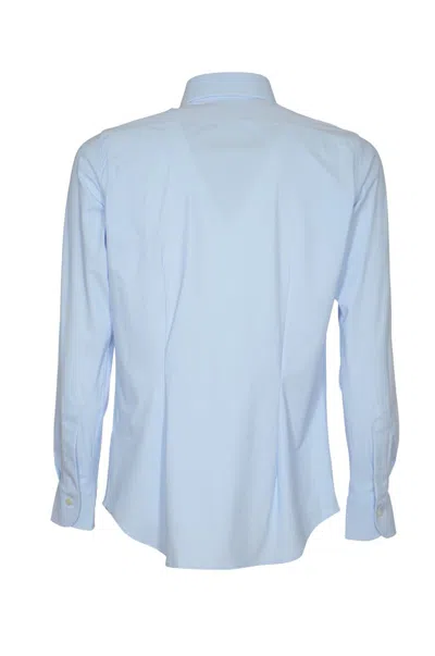 Shop Bagutta Shirts Clear Blue