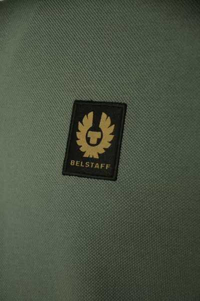 Shop Belstaff T-shirts And Polos In Mineral Green