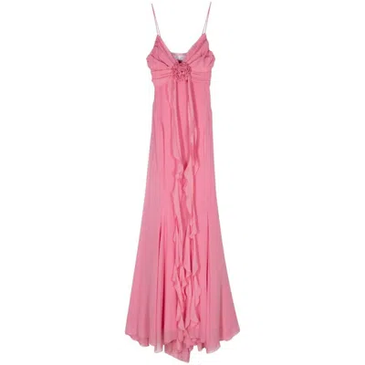 Shop Blumarine Dresses In Pink