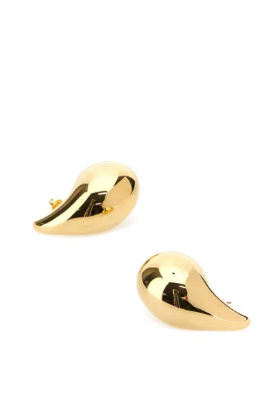 Shop Bottega Veneta Earrings In Gold