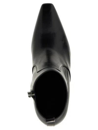 Shop Brunello Cucinelli Jewel Heel Ankle Boots In Black