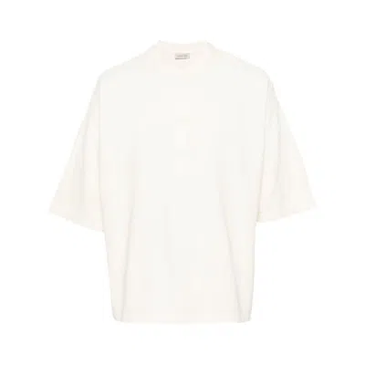 Shop Fear Of God T-shirts In Neutrals