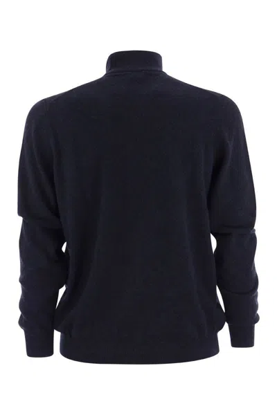 Shop Fedeli Favonio - Cashmere Cardigan In Blue