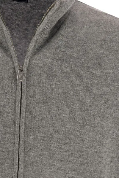 Fedeli Favonio - Cashmere Cardigan In Grey