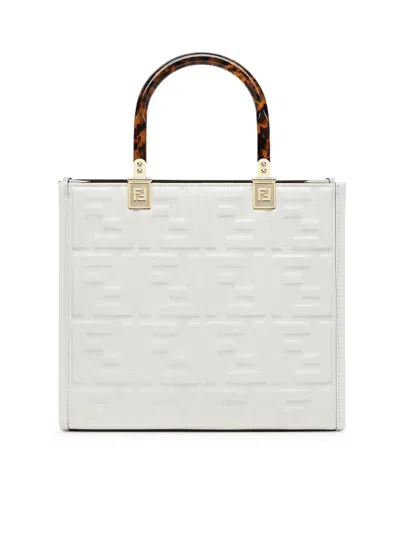 Shop Fendi Shoulder Bags In White