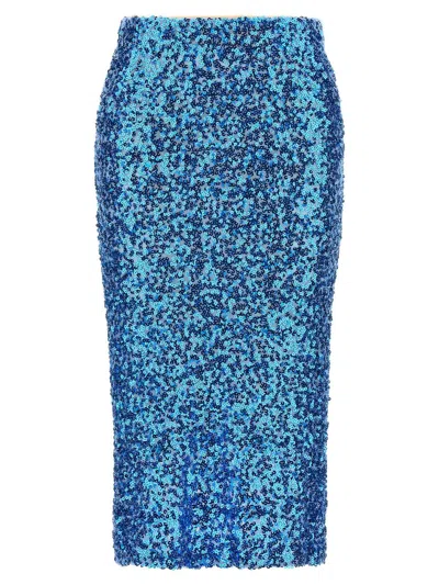 Shop Le Twins 'mara' Skirt In Blue