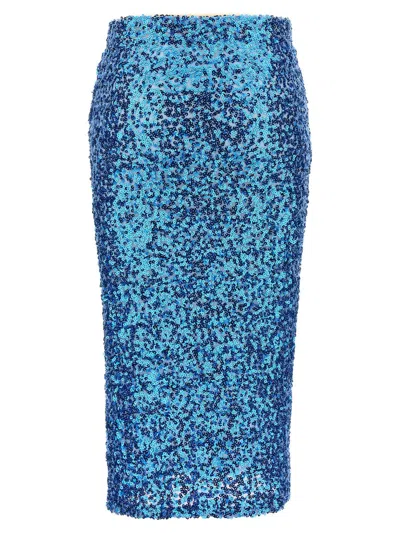 Shop Le Twins 'mara' Skirt In Blue