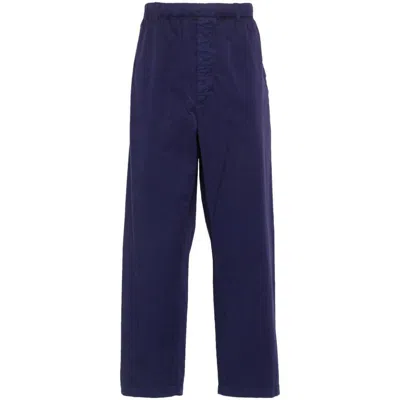 Shop Lemaire Pants In Blue