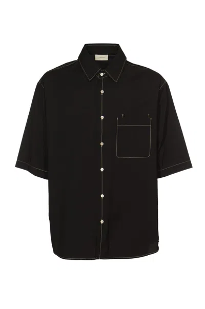 Shop Lemaire Shirts Black