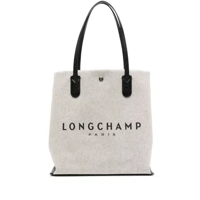 Shop Longchamp Bags In Neutrals