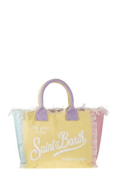 Shop Mc2 Saint Barth Vanity - Canvas Shoulder Bag In Multicolor